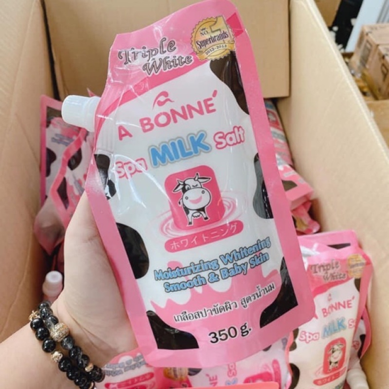 Muối Tắm Sữa Bò Tẩy Tế Bào Chết A Bonne Spa Milk Salt Chính Hãng