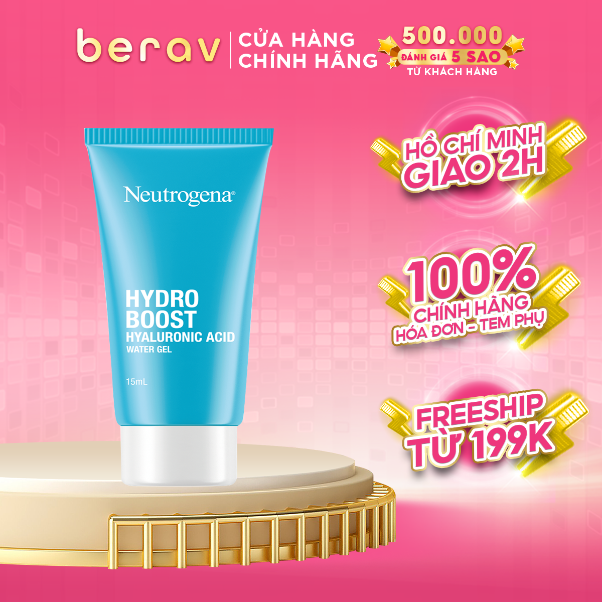 Kem Dưỡng Ẩm Cấp Nước Neutrogena Hydro Boost Water Gel Mini 15g