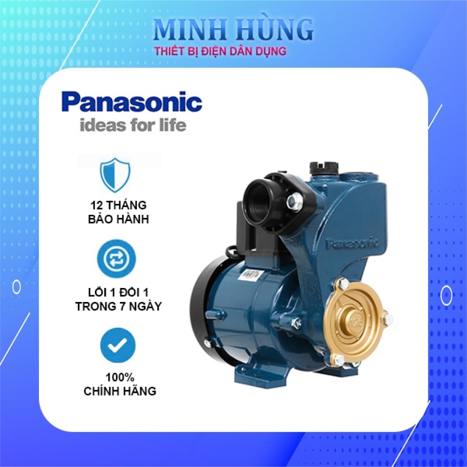 Máy bơm nước đẩy cao panasonic gp-129jxk