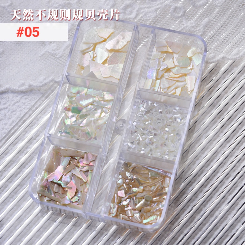 Xà cừ khay 6 ô trang trí móng siêu xinh