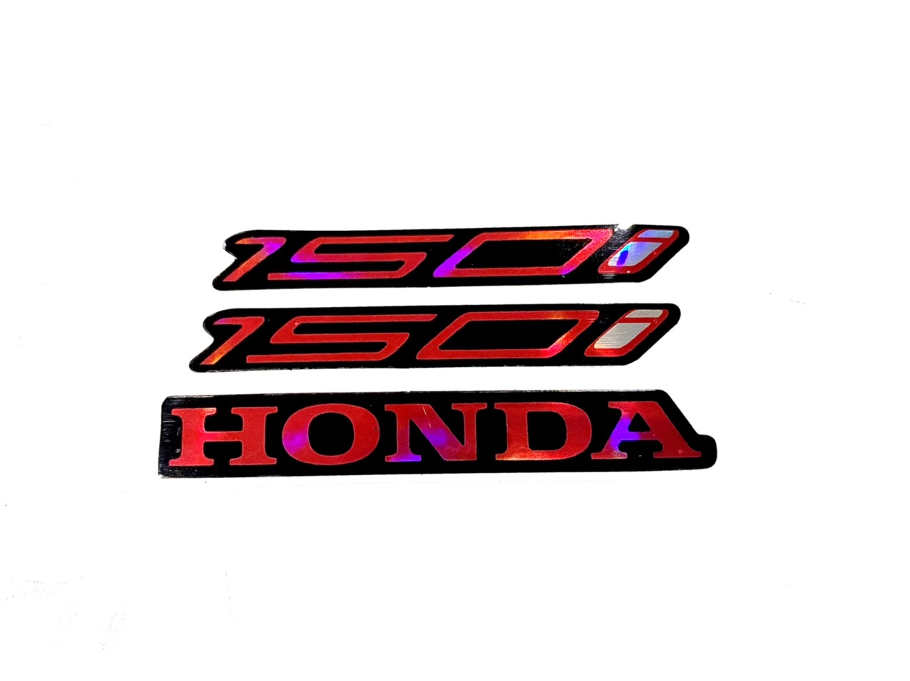 SET TEM DÁN XE MÁY CHỮ HONDA 150I ( 3 CHỮ )