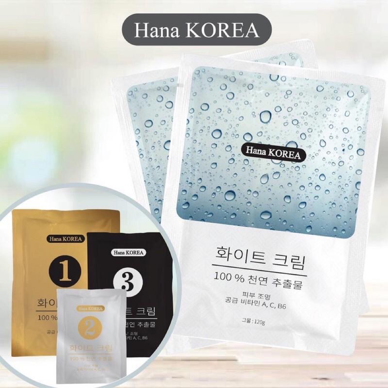 Tắm trắng Hana hàn quốc