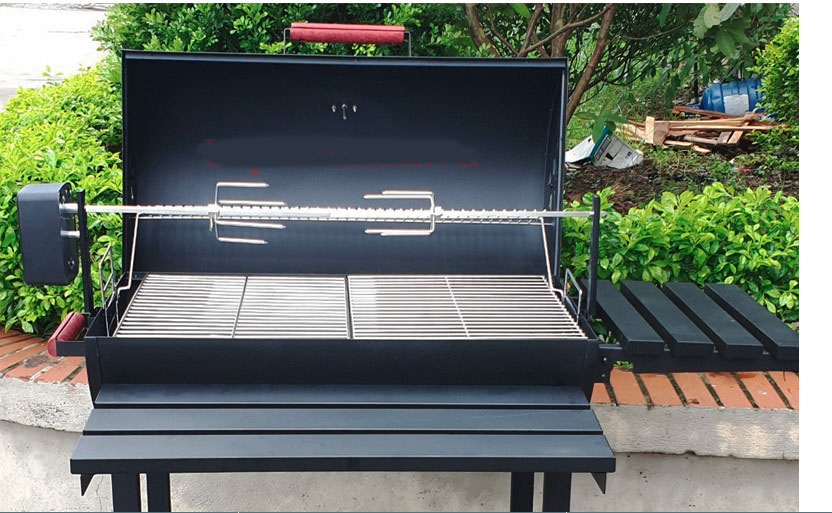 [Trả góp 0%] Bếp nướng LANDMANN BBQ05 - đen có mô tơ xoay