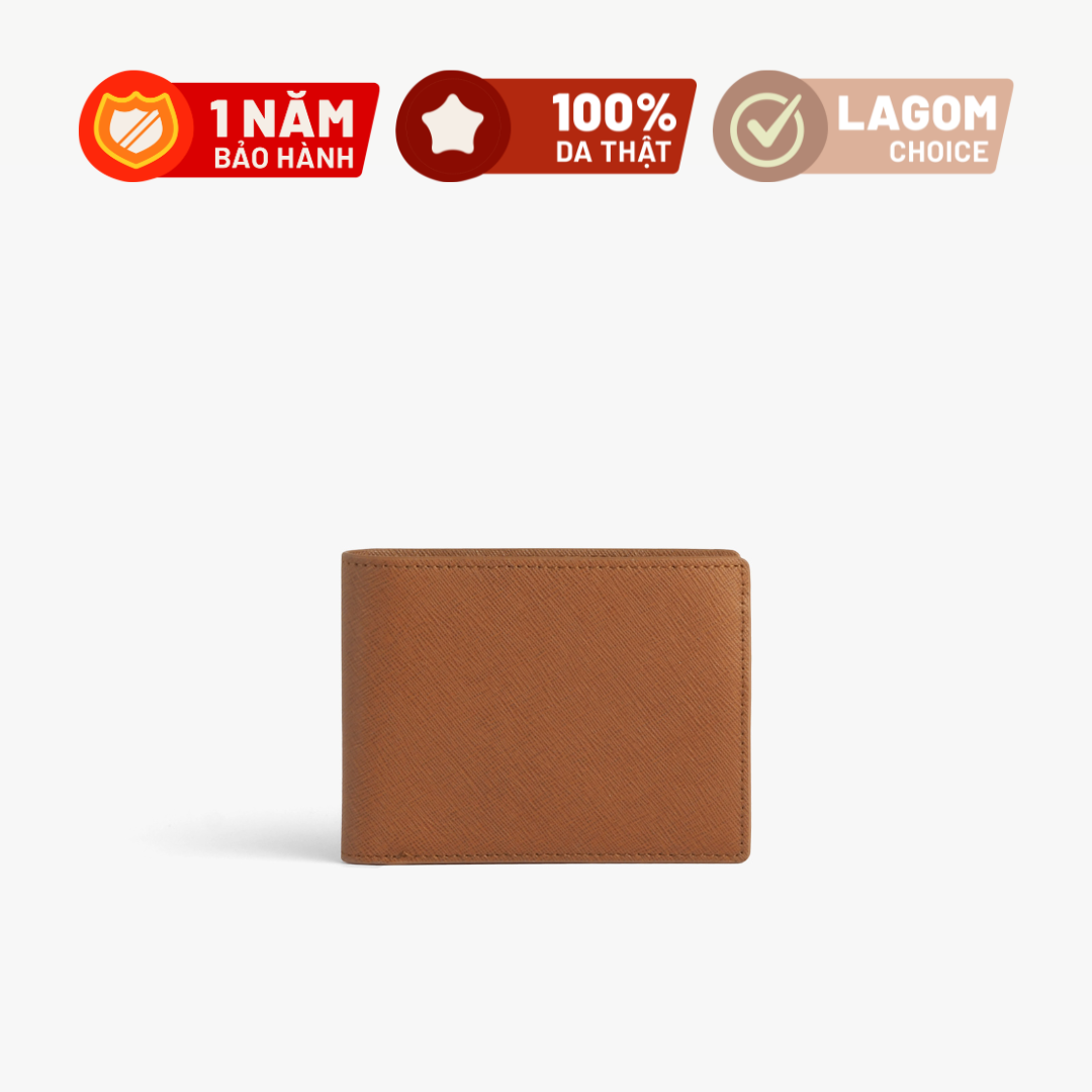 Ví nam LAGOM Da thật - Plus wallet