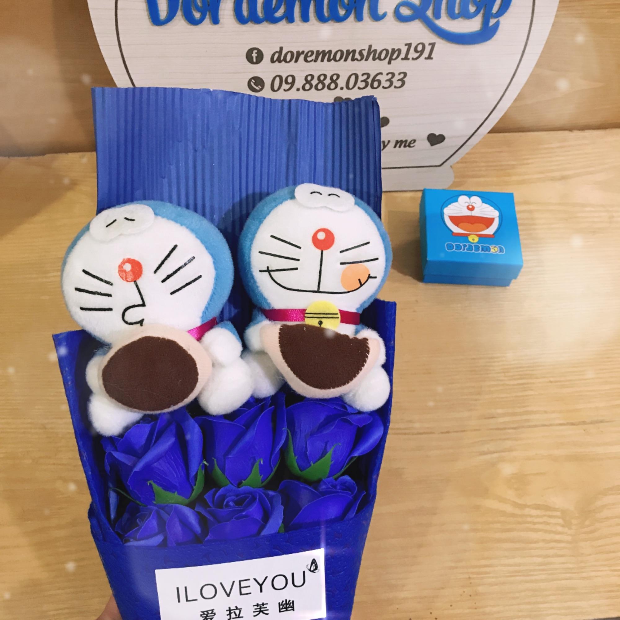 Bó Hoa Gấu Bông Doremon Doraemon