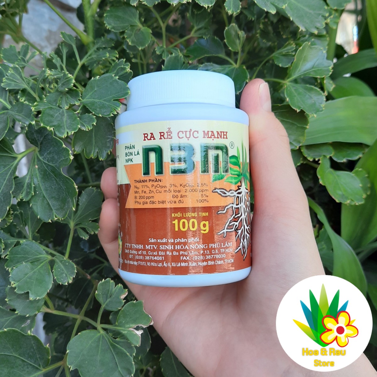 Phân Bón Siêu Ra Rễ N3M hũ 100G