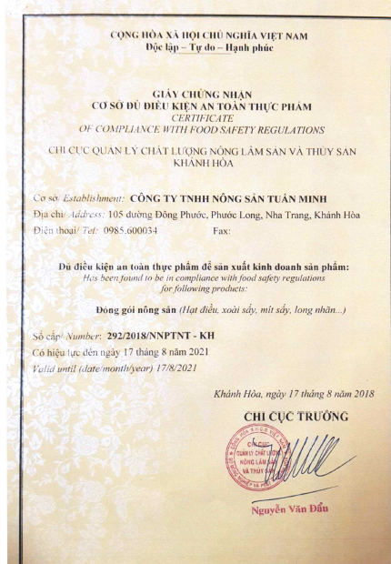 Hạt điều rang muối Bình Phước túi zip 500gr