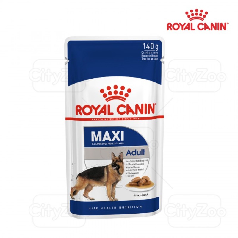 12x140g Thức ăn pate cho chó giống maxi ROYAL CANIN MAXI ADULT