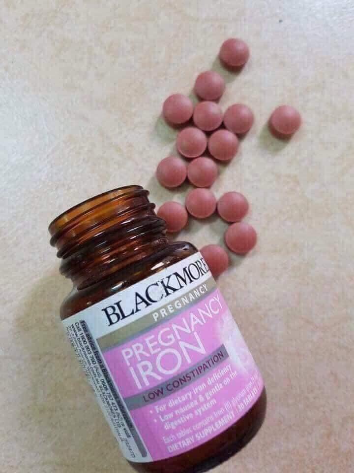 Viên sắt bầu blackmores IRON 30 viên