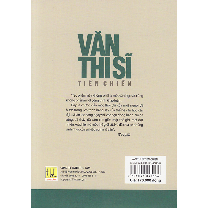 Sách - Văn Thi Sĩ Tiền Chiến