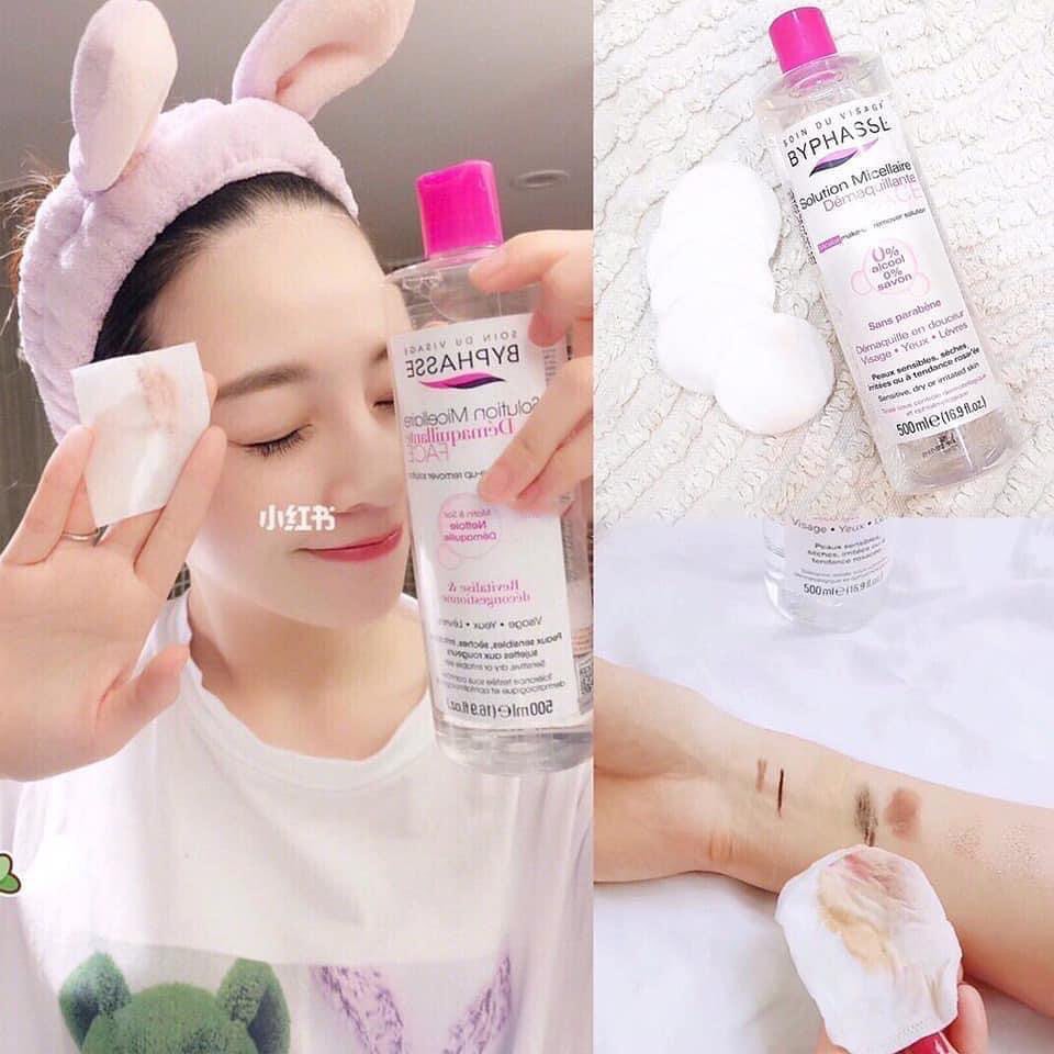 COMBO TẨY TRANG BYPHASE + BÔNG TẨY TRANG
