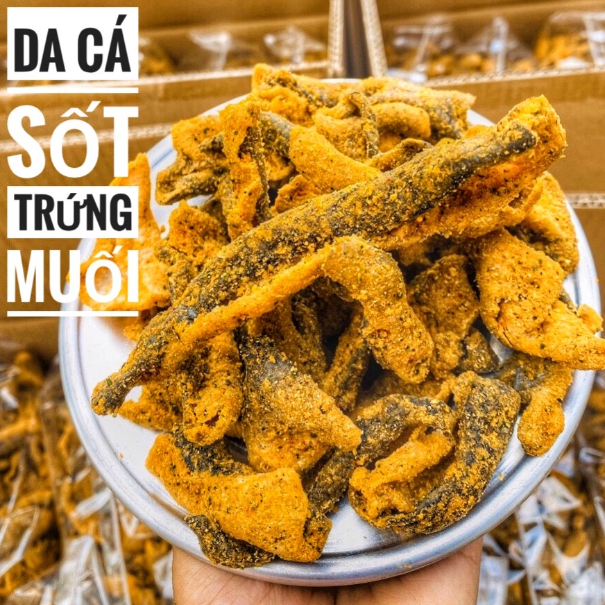 Da cá trứng muối (có video) {Khối lượng tịnh, không tính bao bì}