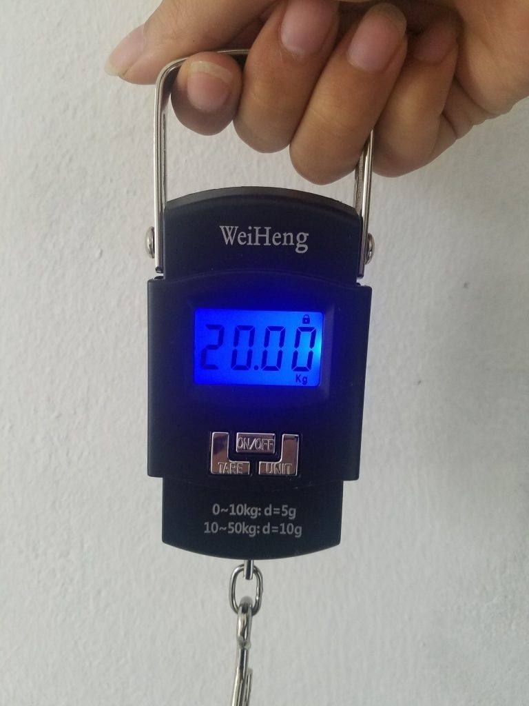 Wh-a08l cân hành lý kỹ thuật số mini dung tích 50kg x 10g cân treo điện tử lcd cầm tay hành lý trọng thiết bị