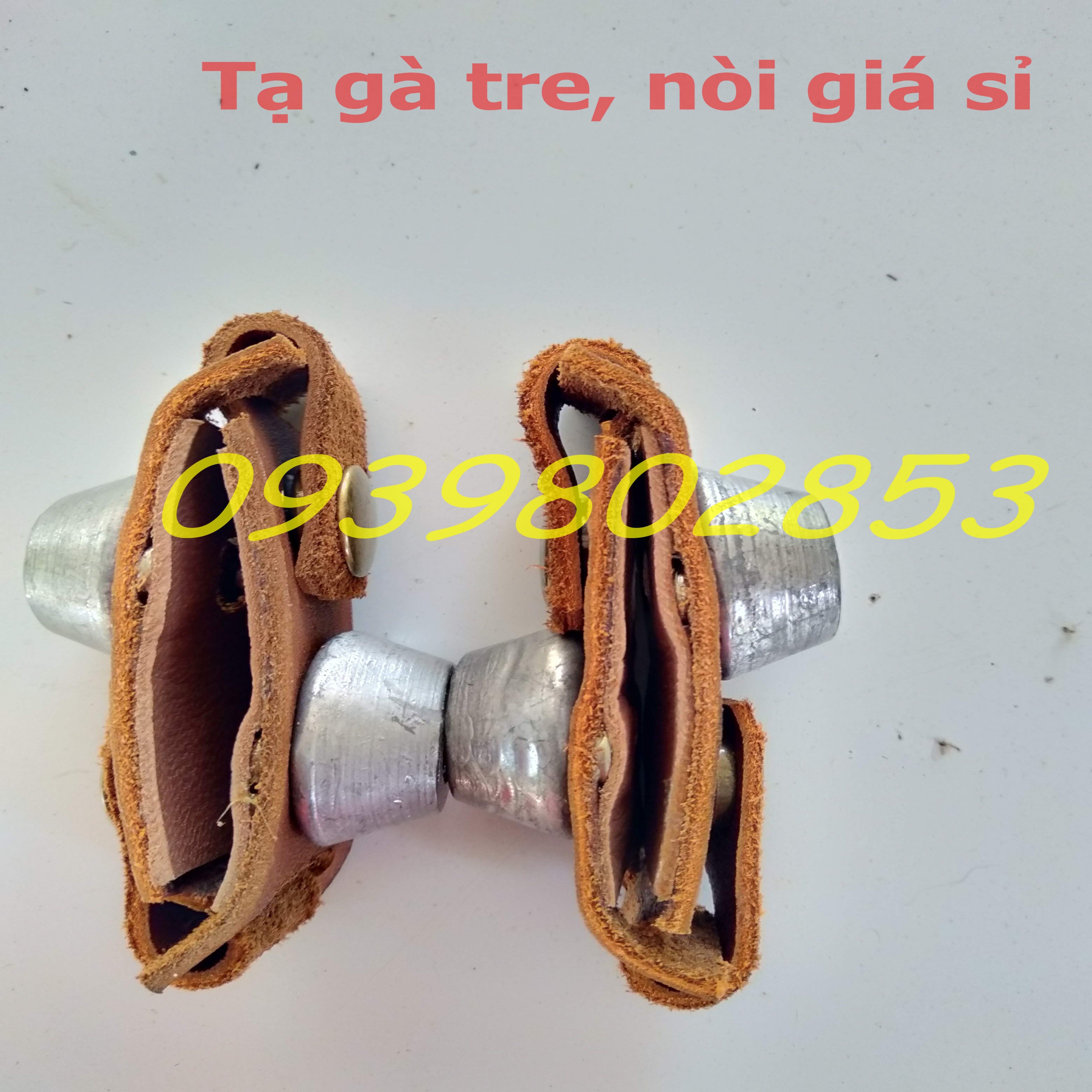 Tạ chì cho gà nòi [ DA BÒ, NÚT KIM LOẠI] BỀN CHẮC