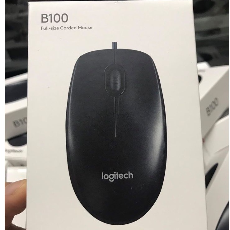 CHUỘT QUANG CÓ DÂY LOGITECH B100 (CHÍNH HÃNG BẢO HÀNH 12 THÁNG)