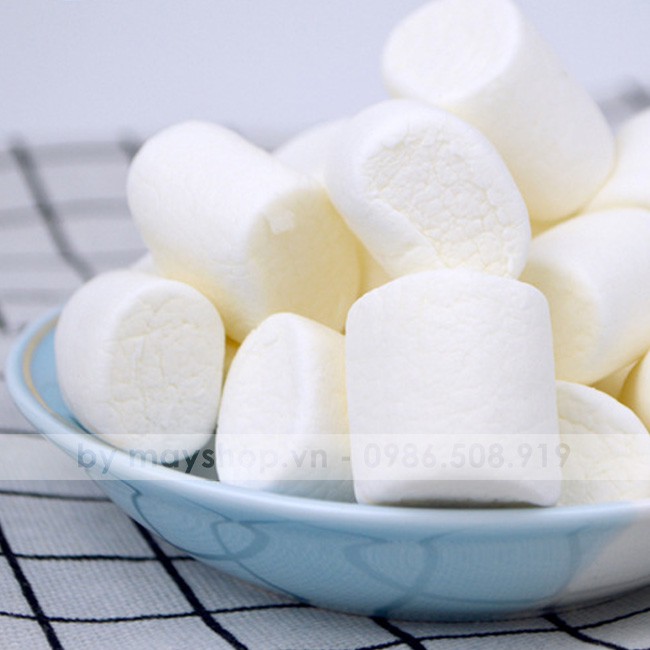 Kẹo Bấc Trắng, Kẹo Marshmallow Trắng 500g