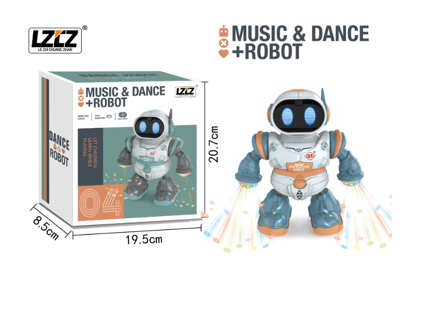 Robot đồ chơi thông minh, đồ chơi robot thông minh Rotating & Dance