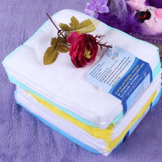 Set 10 Khăn Sữa Fany 2/3/4 Lớp