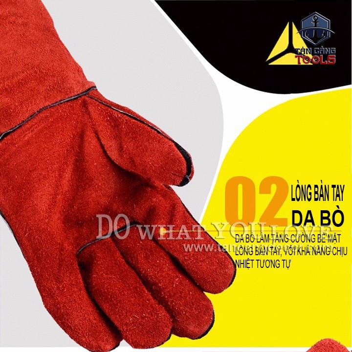 Găng Tay Hàn Cơ Khí DeltaPlus 205515
