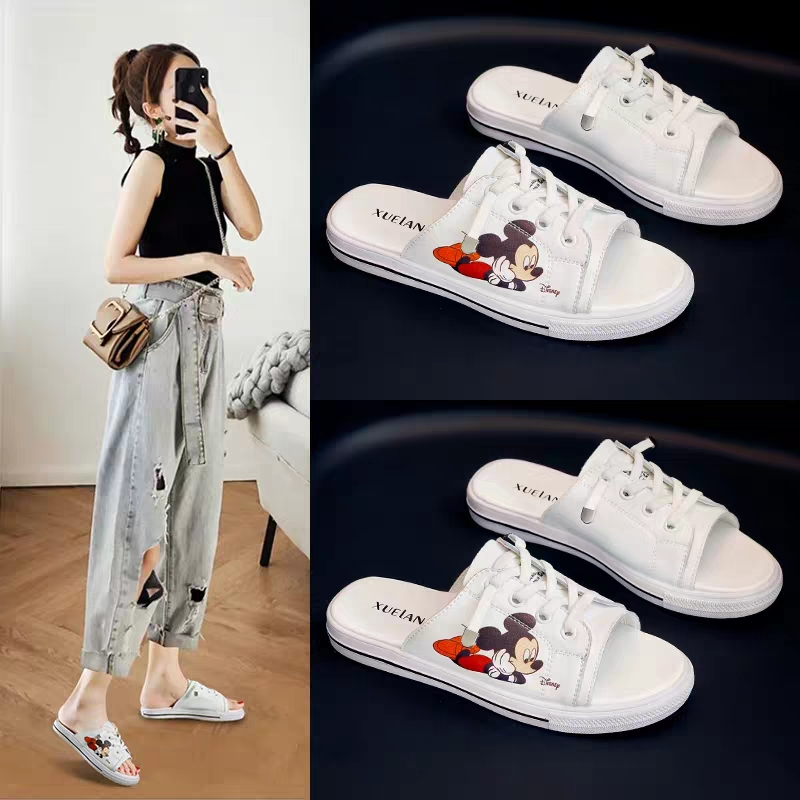 Dép lê dép quai ngang chuột micky mới