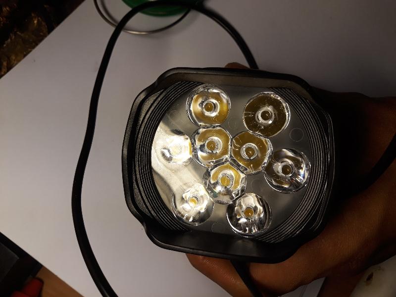 Đèn trợ sáng cho xe điện Siêu Sáng 9 nhân led