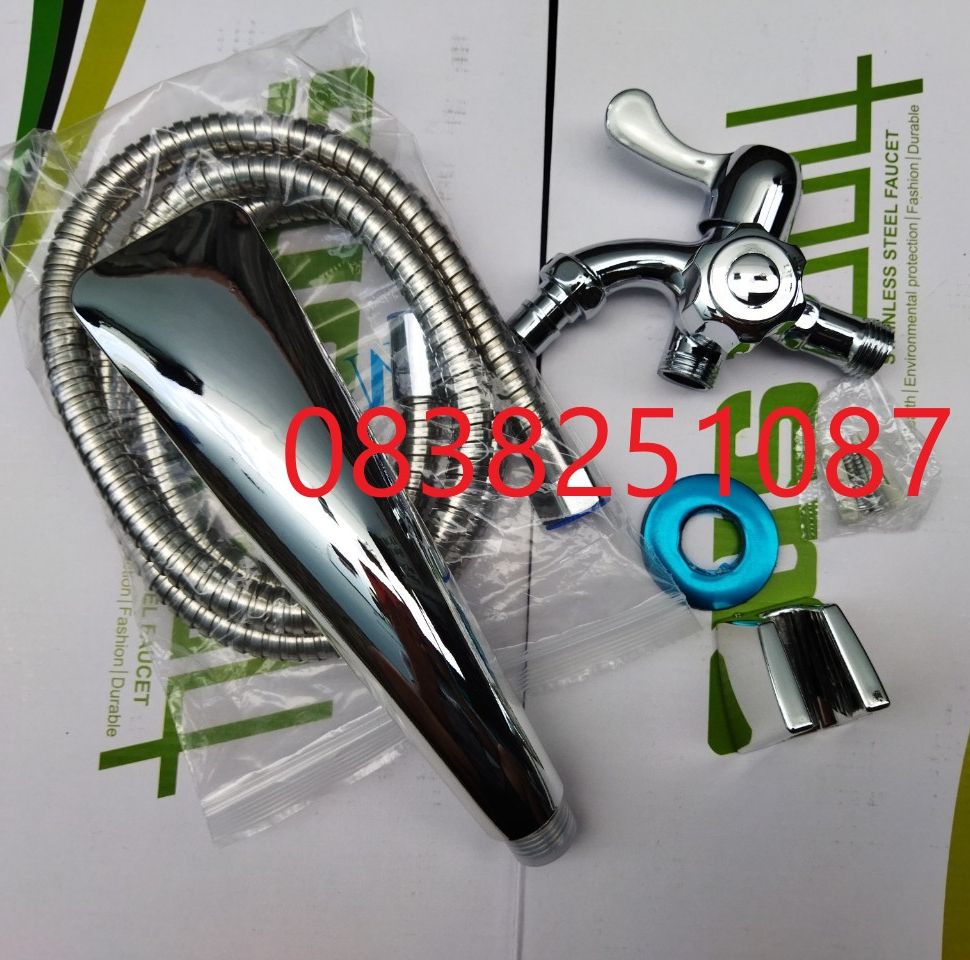 Combo củ sen + tay sen dây sen tắm lạnh dễ lắp đặt