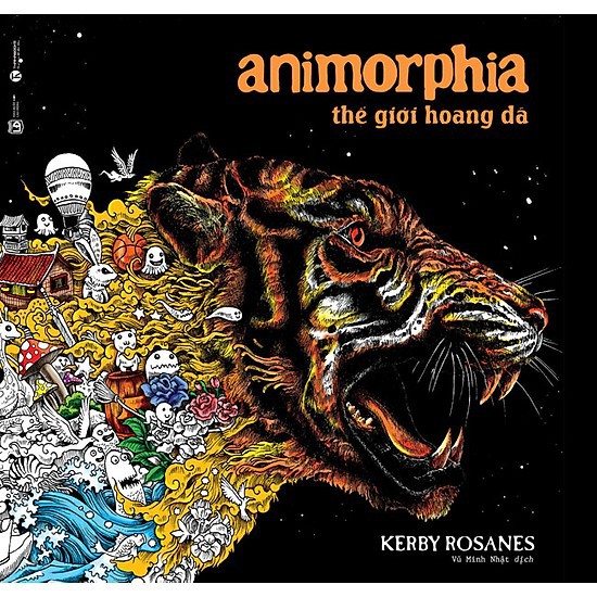 Sách - Animorphia - Thế Giới Hoang Dã (Sách Tô Màu Dành Cho Người Lớn)