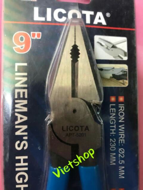KÌM ĐIỆN LICOTA 9"