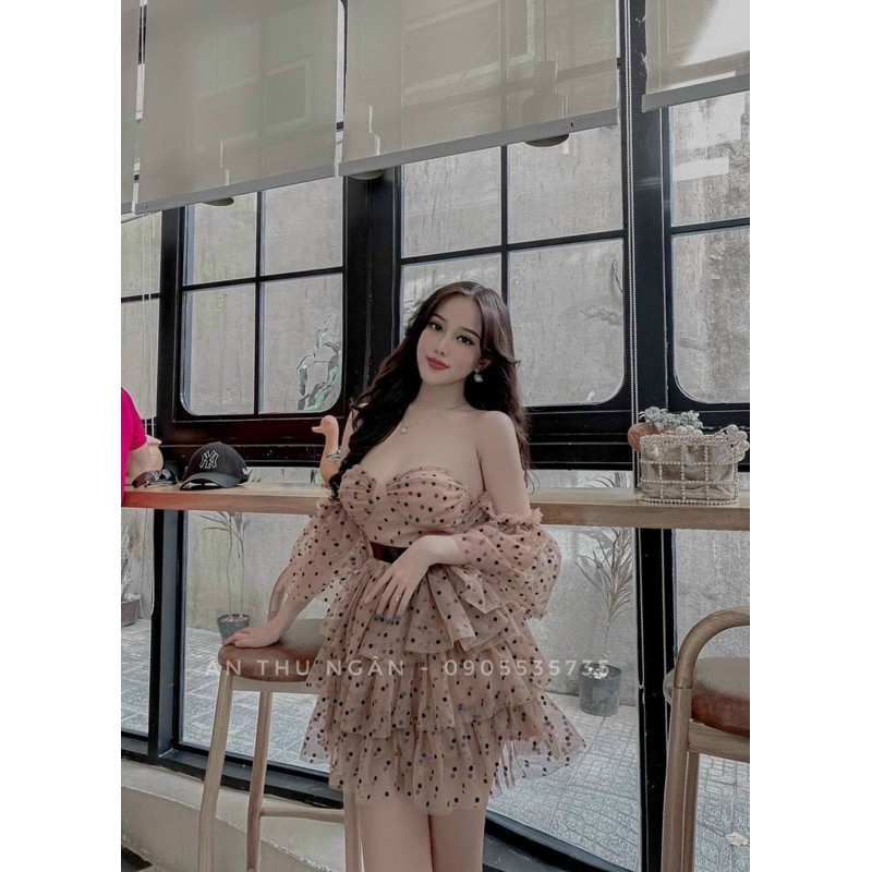 [HCM]Đầm Bi Tầng #Bigsize 60KG Đến 90KG
