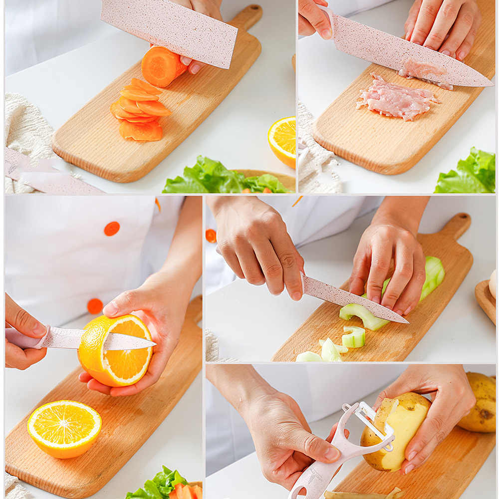 Bộ dụng cụ làm bếp lúa mạch 6 món Kitchen sang trọng