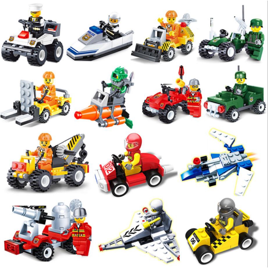 Đồ chơi lego lắp ráp mô hình xe mini giá rẻ