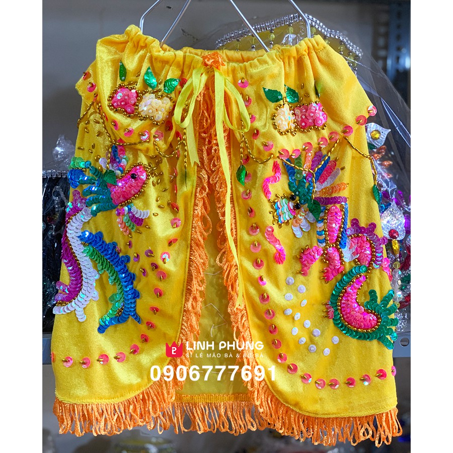 Combo 5 áo bà Ngũ Hành Nương Nương (size: 30cm, 40cm, 50cm)