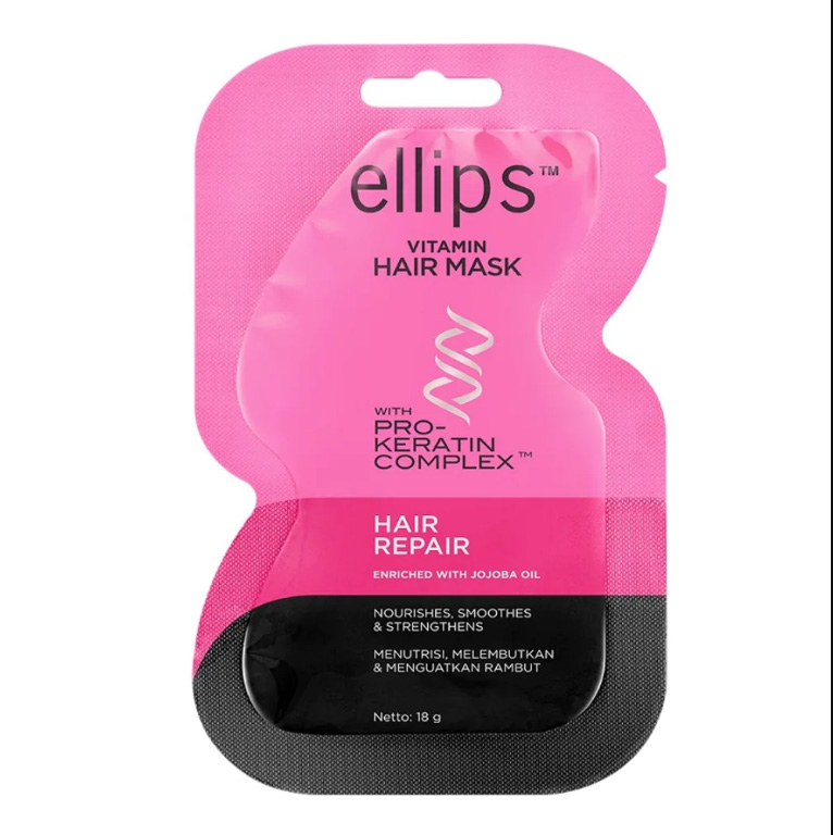 Kem Ủ Tóc Ellips Vitamin Hair Mask with Pro-Keratin Complex (18g)