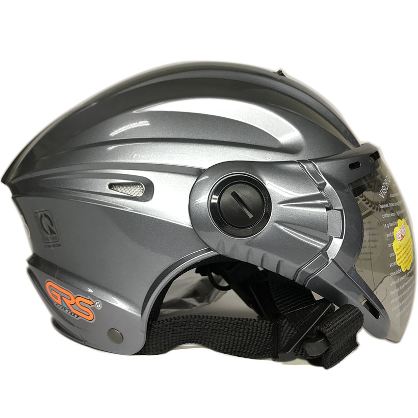 Nón bảo hiểm nửa đầu cao cấp GRS A737K - Kính chống lóa - Vòng đầu 56-58cm - Bảo hành 12 tháng