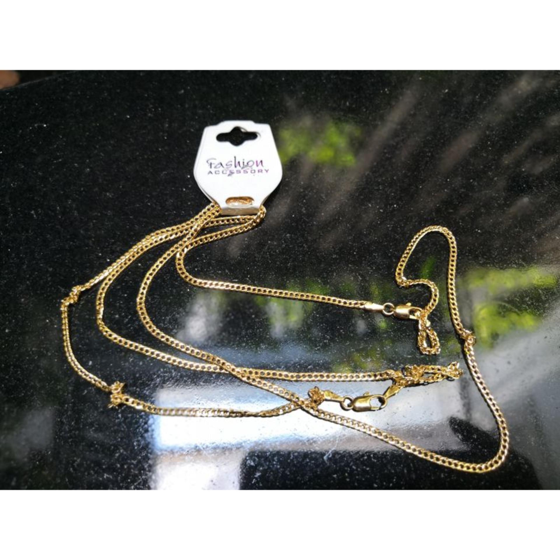 Dây chuyền mạ vàng 24k