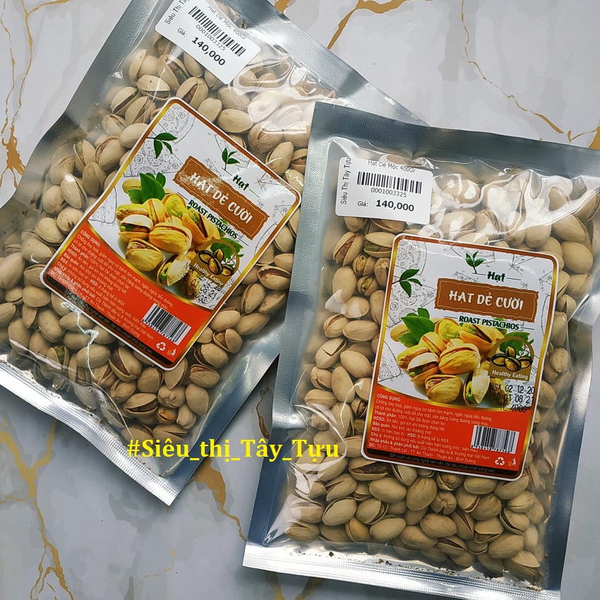 Hạt dẻ cười mộc, nguyên chất - không tẩy trắng (400g)