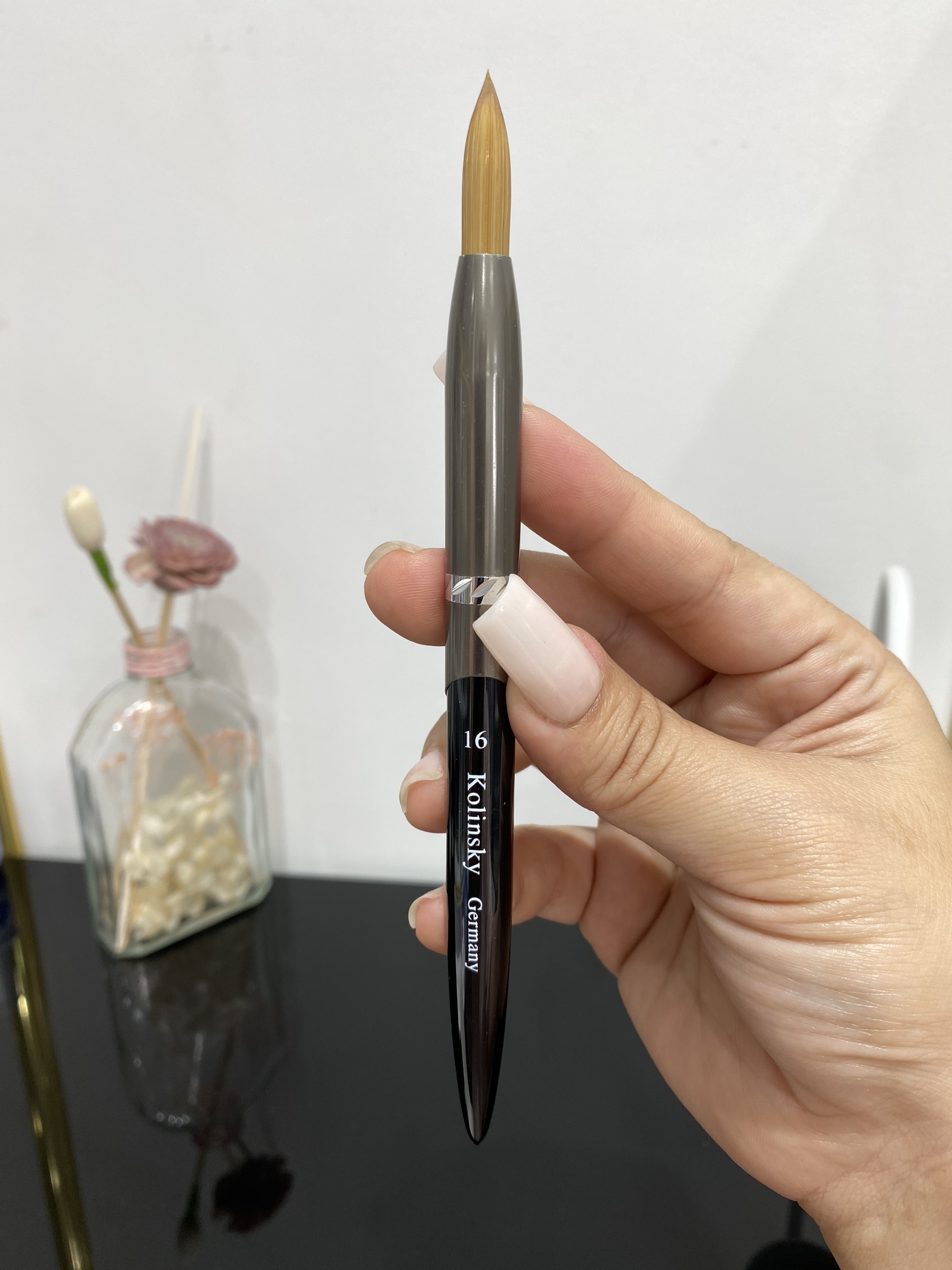 Cọ đắp bột lông chồn số 16 Kolinsky Germany chính hãng 0445
