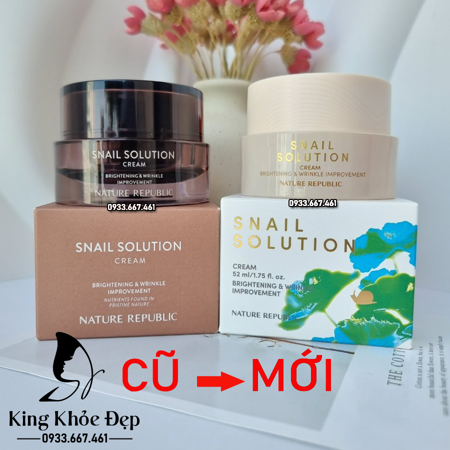[HCM]Kem Dưỡng Da Nature Republic Snail Solution Cream