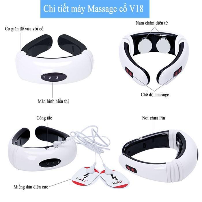 Máy massage cổ 3D vật lý trị liệu đa năng Kl 5830
