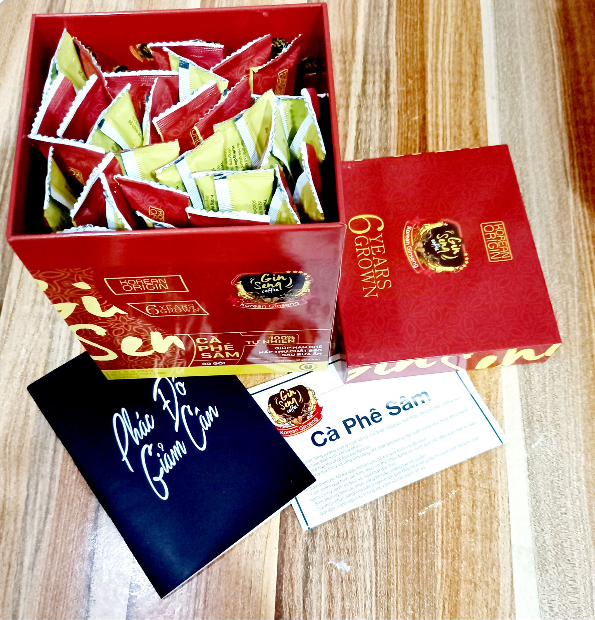 COMBO 3 HỘP CÀ PHÊ SÂM (GINSENG COFFEE)