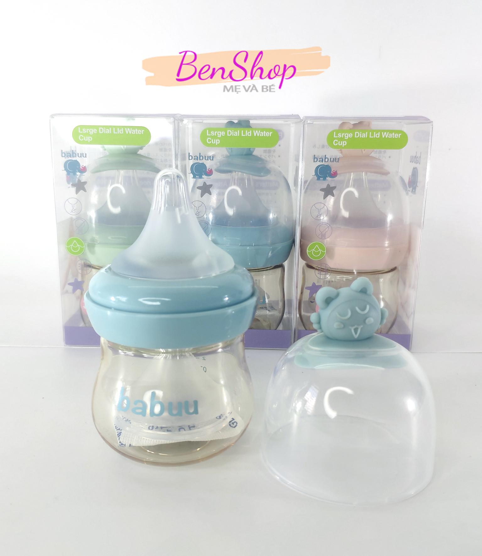 Bình Sữa PPSU Babuu Nhật Bản - tặng kèm 1 núm ty