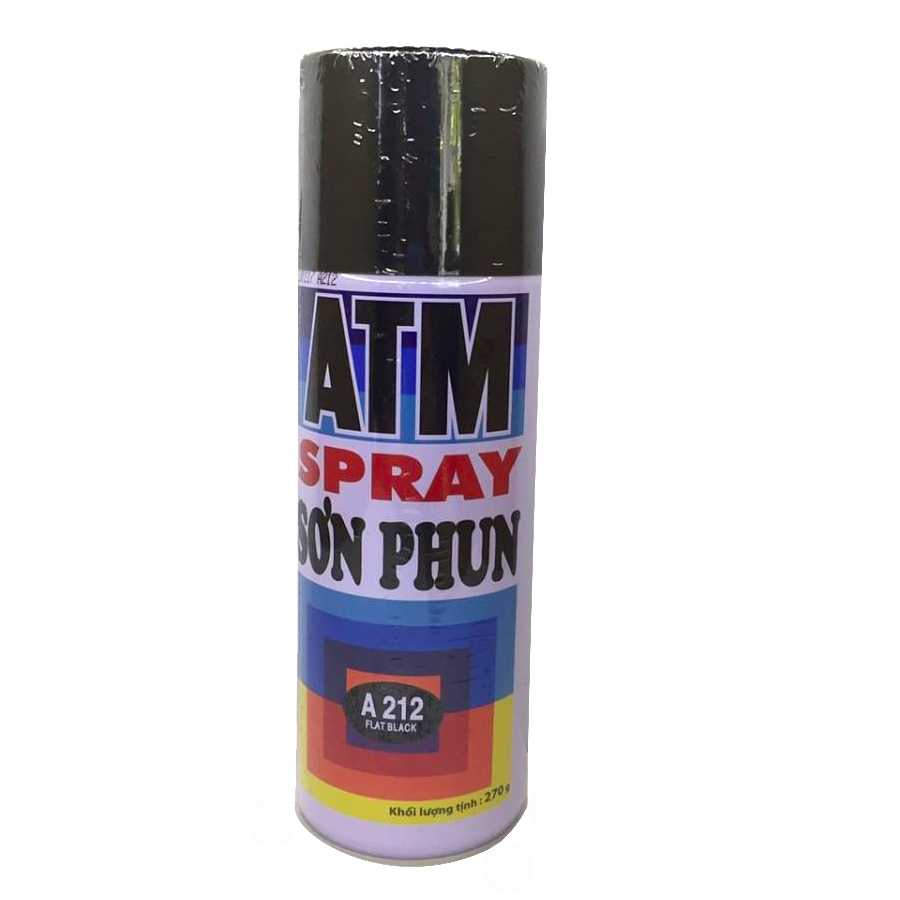 Sơn Xịt ATM Spray A212 ( Màu đen mờ )