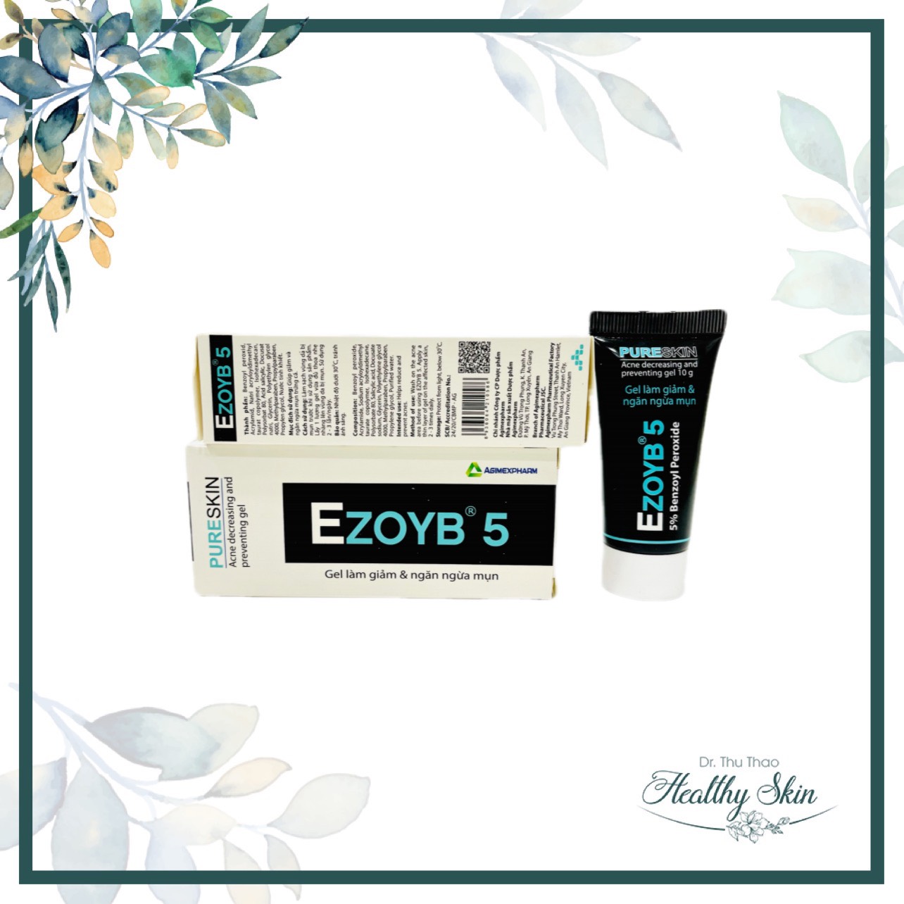 [10g] GEL GIẢM MỤN  EZOYB 5 (BENZOYL PEROXIDE - BPO 5%)