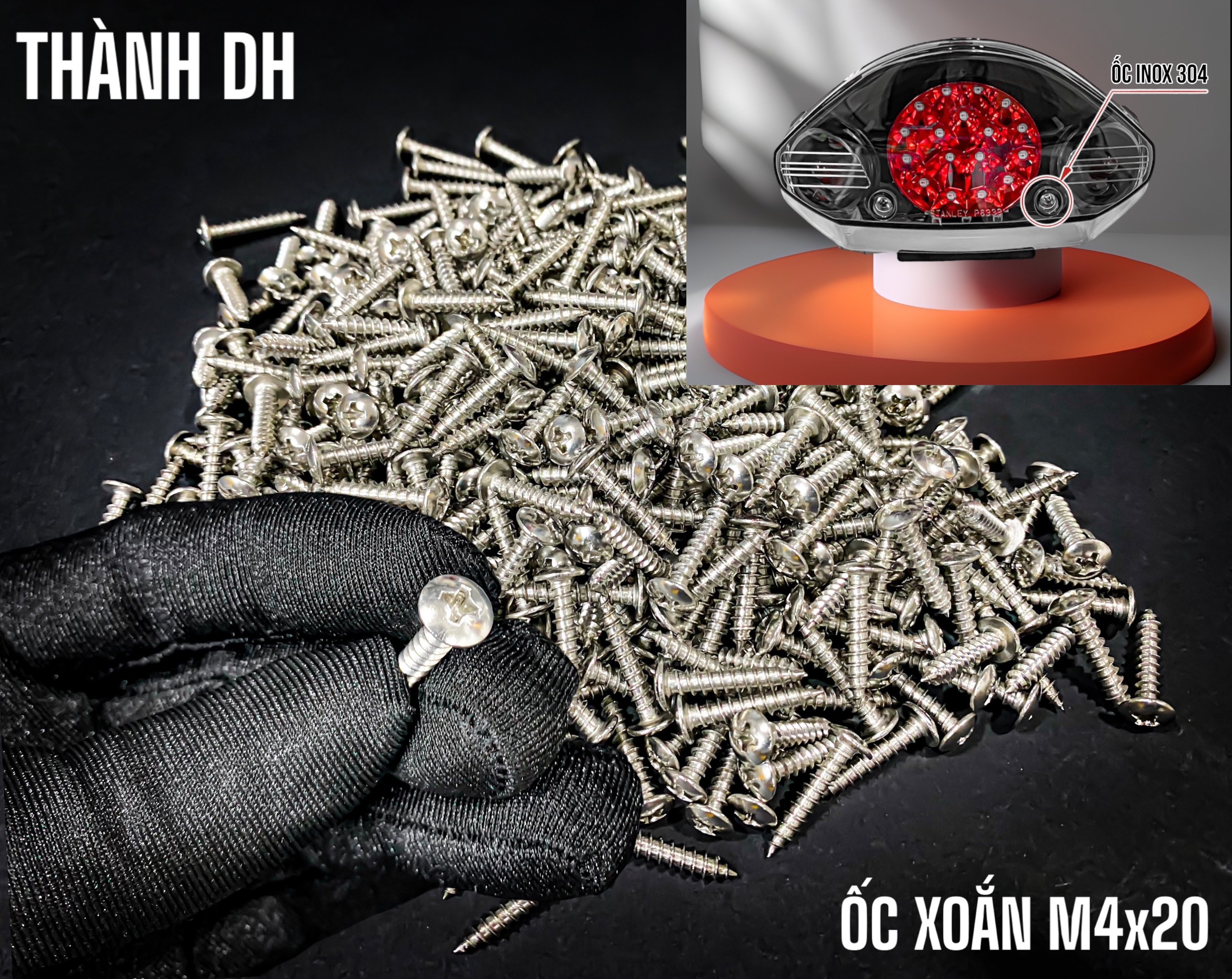 Đèn Hậu TST Sirius Hiệu ứng Audi Stop F1 - TDH
