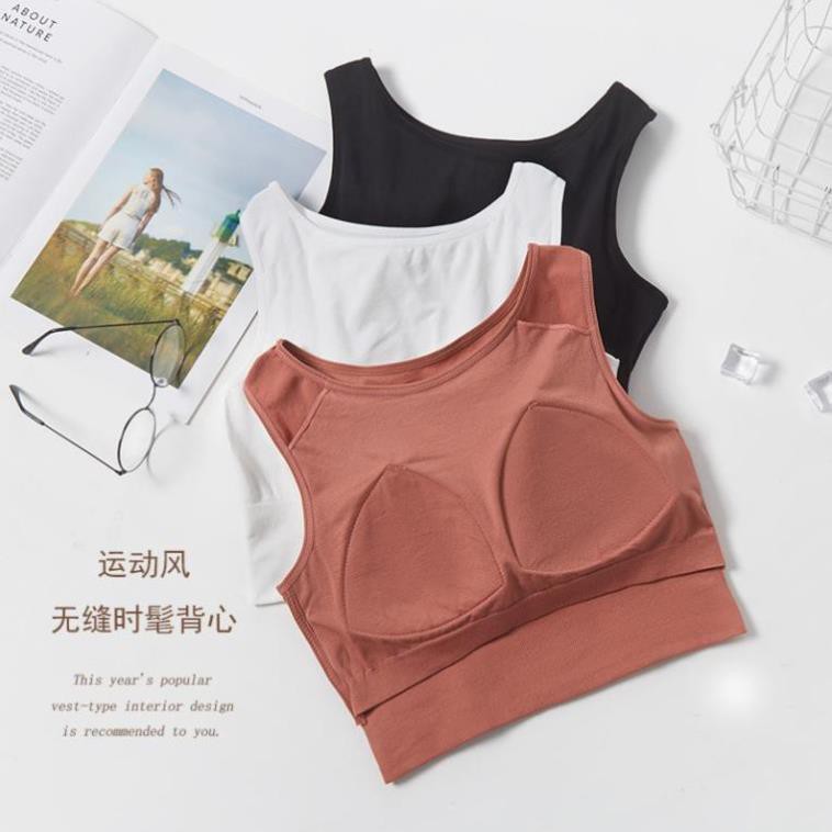 [SIÊU SALE] Áo bra croptop kiểu dáng thể thao năng động
