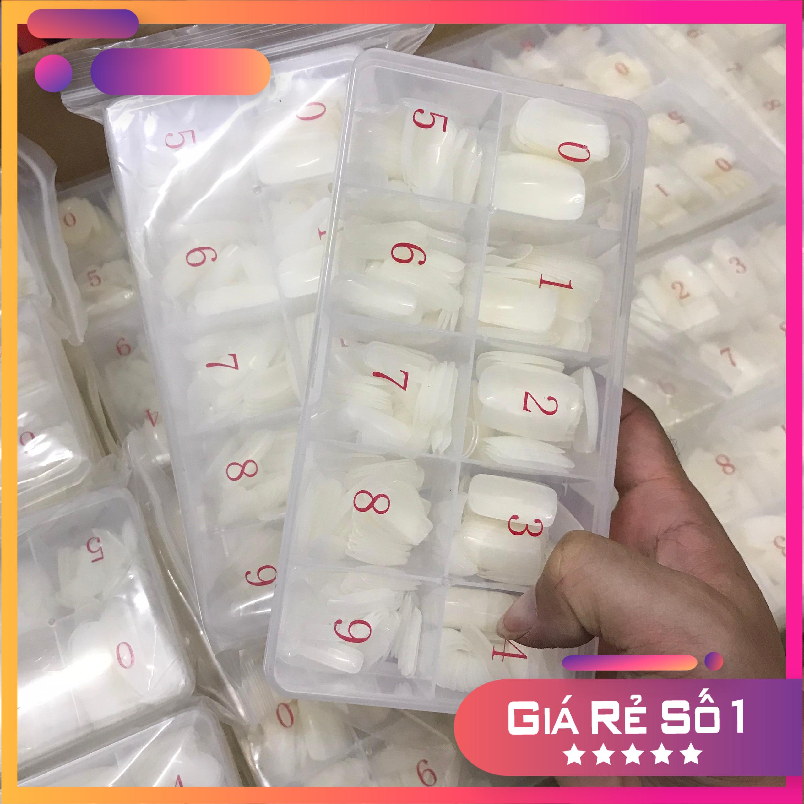 Móng úp chân dài đủ size hộp 500 móng