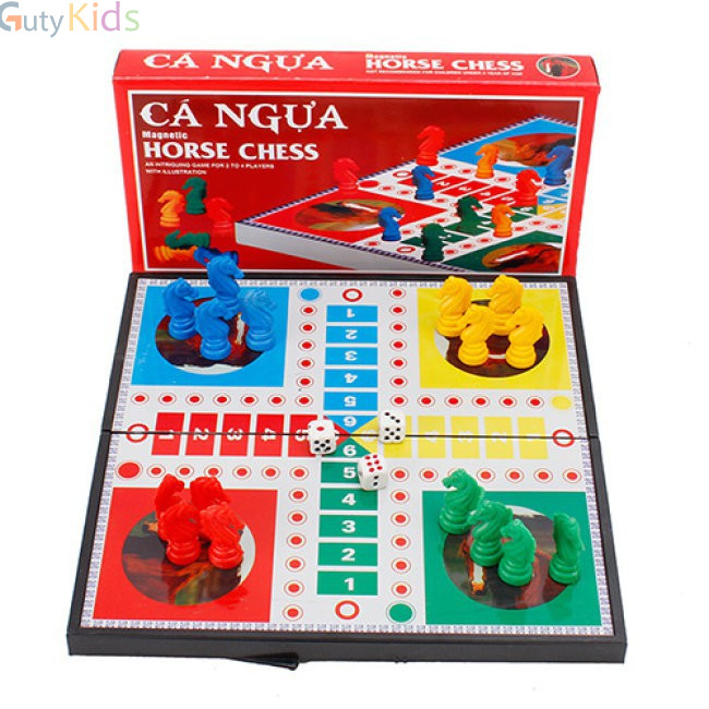 Bộ cờ Cá Ngựa Nam Châm Đủ Kích Thước (Kho giá sỉ)