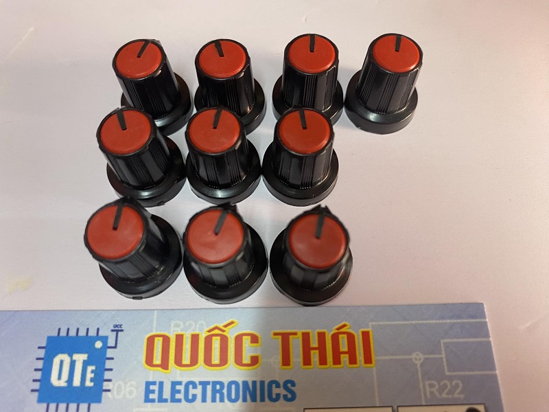 Combo 10 núm volume màu đỏ chặt góc