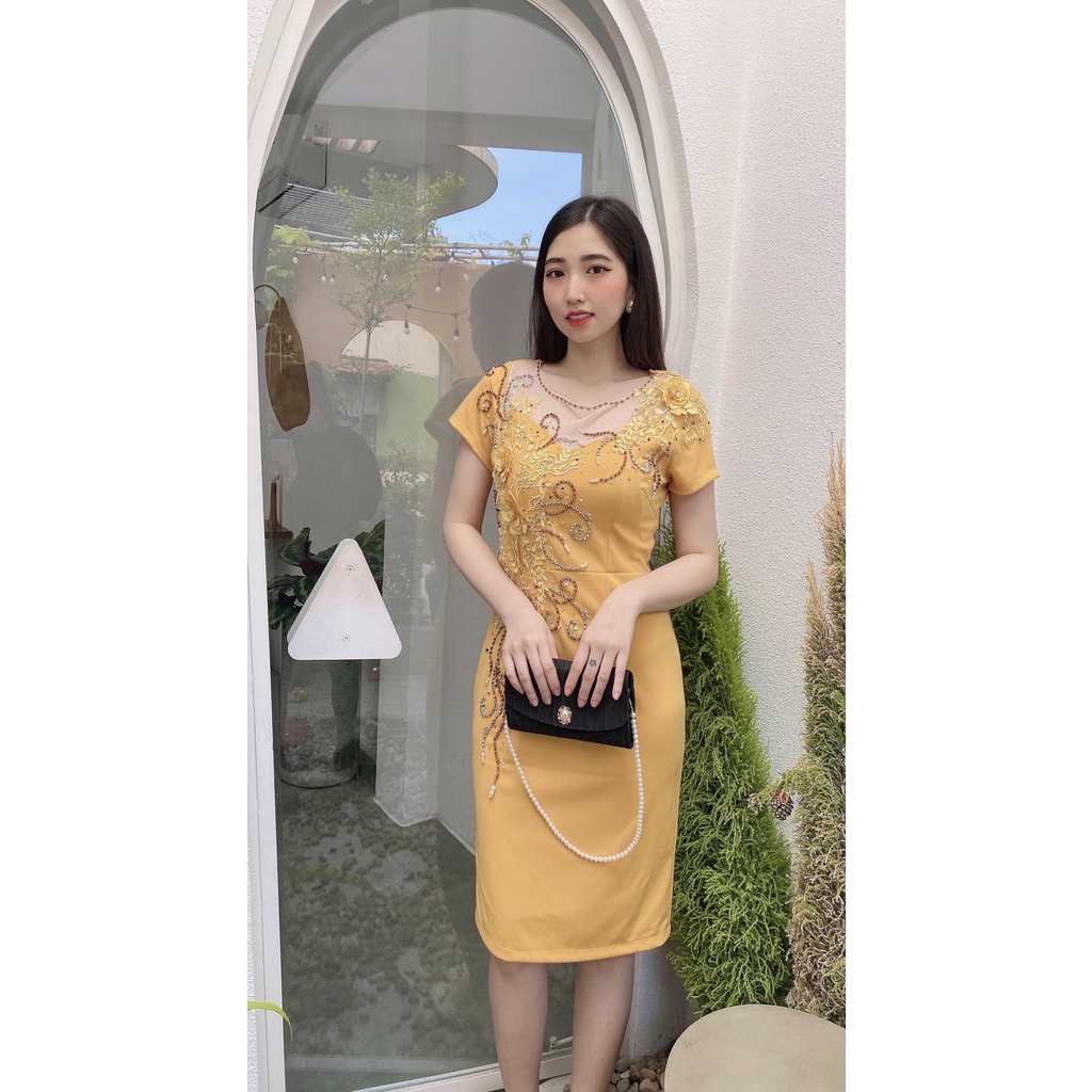 đầm nữ thiết kế tuổi trung niên nữ