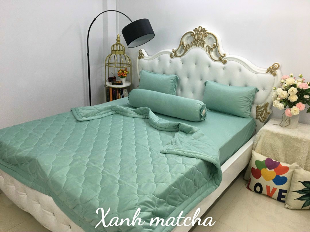 Ga/drap trải giường thun lạnh HQ đủ size-KHÔNG ÁO GỐI chất vải mềm mịn mát